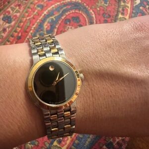 worn twice Movado Two Tone Museum Watch
